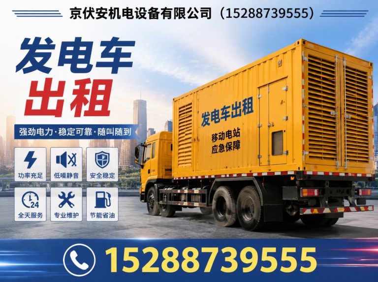 琼海应急发电机出租展示图